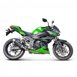 Silencieux Termignoni homologué carbone Kawasaki Ninja 250 R 2008-2012