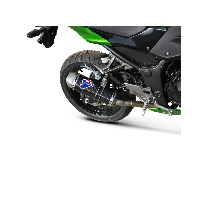 Termignoni slip on system carbon for Kawasaki Ninja 300 R