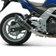 Silencieux Termignoni homologué Kawasaki Z 750 2007-2012, illustration version tout carbone (ref. K065080CC)