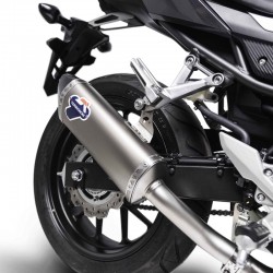 Silencieux Termignoni homologué titane - carbone pour Honda CB / CBR 500 2016 à 2022