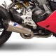 D18109440ITC - Demi-ligne Termignoni avec silencieux titane / carbone Ducati Supersport 2017-2020