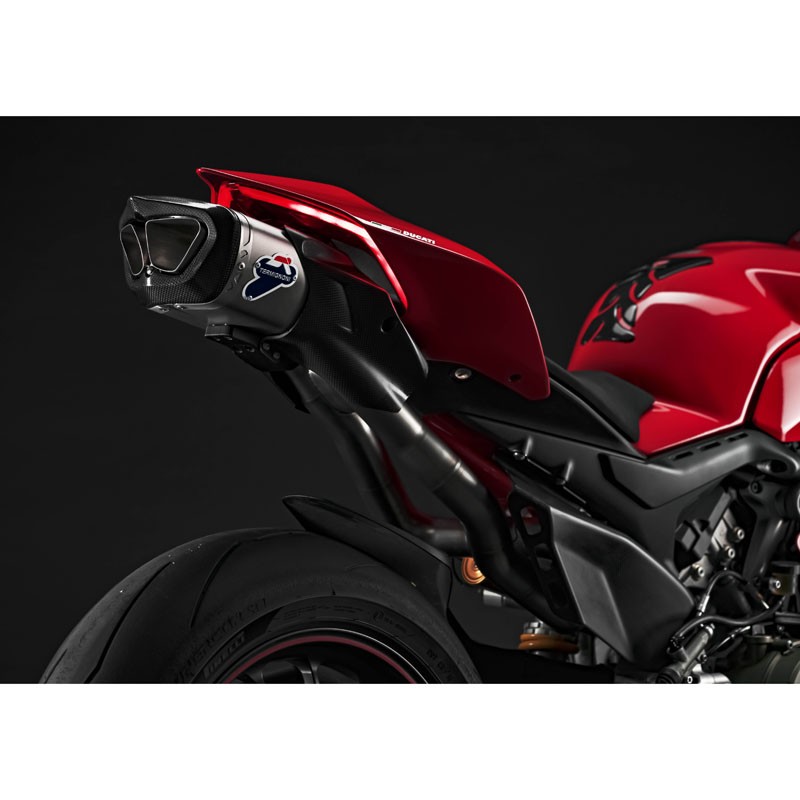 Termignoni Support De Plaque Ducati Panigale V4 2019 Pour Moto Termignoni Exhaust 4 Uscite 