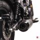 H14708040BBA Silencieux Termignoni homologué inox black pour Honda CMX 500 REBEL 2018