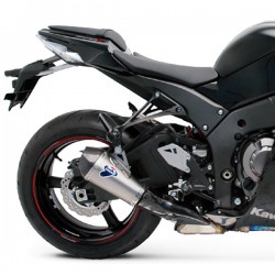 Silencieux Termignoni inox / carbone homologué Kawasaki ZX10 R 2010-2016