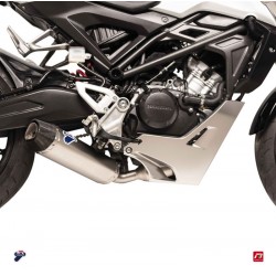 Ligne Termignoni finition titane / carbone Honda CB 125 R (18-19)