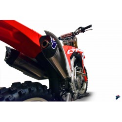 Ligne Termignoni H14509400ITC titane / carbone Honda CRF 450 R (17-19)