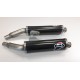 Set of slip on silencers Termignoni racing carbon for Ducati Monster 400, 600, 620, 695, 750, 800, 900, 916 S4, 1000