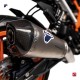 Silencieux Termignoni Slip On Relevance Conique titane - carbone pour KTM Duke 390 (18-19)