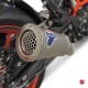 Silencieux Termignoni Slip On GP2R-R conique inox pour KTM Duke 390 (18-19)