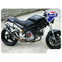 Silencieux Termignoni carbone Ducati Monster S2R 800, S2R 1000, S4R 996, S4R / S4R S 998