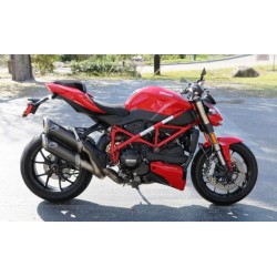 Paire de silencieux Termignoni carbone pour Ducati Streetfighter 848 (12-15), Streetfighter S 1098 (09-13)