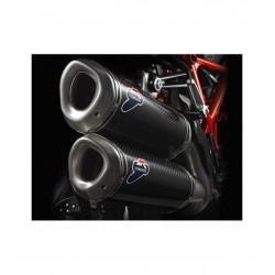 Paire de silencieux Termignoni carbone pour Ducati Streetfighter 848 (12-15), Streetfighter S 1098 (09-13)