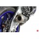 Silencieux Termignoni rond carbone embout inox pour Yamaha YZF-R1 2015-2019