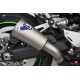 Silencieux Termignoni conique inox embout inox pour Kawasaki Z900 2017-2019