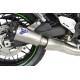 Slip on exhaust Termignoni conical titanium alloy with CNC anodised end cap for Kawasaki Z900 RS 2018-2022