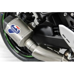 Silencieux Termignoni hexagonal titane et carbone pour Kawasaki Z 900 RS 2018-2022