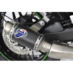 Silencieux Termignoni rond carbone Kawasaki Z900 RS 2018-2022