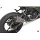 Silencieux Termignoni conique titane carbone pour Kawasaki Z 400 Ninja 400 2018-2019