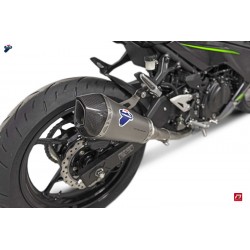 Silencieux Termignoni conique titane carbone pour Kawasaki Z 400 Ninja 400 2018-2019