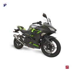 Silencieux Termignoni conique titane carbone pour Kawasaki Z 400 Ninja 400 2018-2019