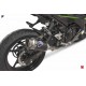 Slip on exhaust Termignoni round full carbon for Kawasaki Z 400 Ninja 400 2018-2019