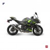 Slip on exhaust Termignoni round full carbon for Kawasaki Z 400 Ninja 400 2018-2019
