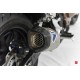Silencieux Termignoni hexagonal titane et carbone pour Honda CB 500 F / X, CB 500 F / X A2, CBR 500 R / R A2 2019