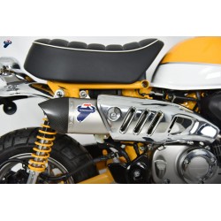 Silencieux Termignoni H16009440IIC ovale titane-carbone pour Honda Monkey 125 tous modèles 2018 à 2022