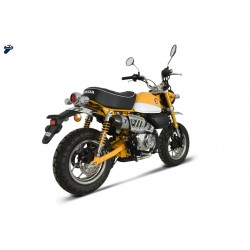 Silencieux Termignoni H16009440IIC ovale titane-carbone pour Honda Monkey 125 tous modèles 2018 à 2022