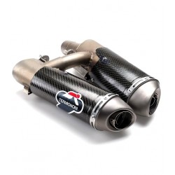 Set of slip on exhaust Termignoni homologated Carbon for Ducati Hypermotard 796 - 1100 - 1100 EVO - 1100 EVO SP