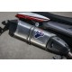 Silencieux Termignoni position haute Racing Titane / Carbone pour Ducati Hypermotard 821 - Hyperstrada 821