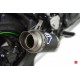 Silencieux Termignoni rond carbone embout inox pour Kawasaki Z900 2020-2022