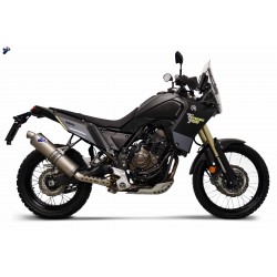 Slip on exhaust Termignoni titanium for Yamaha Tenere 700 2019-2022