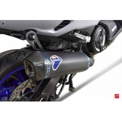 Ligne Termignoni finition silencieux Titane noir  Yamaha Tmax 560 2020-2023