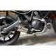 Slip on silencer Termignoni racing "black" for Ducati Scrambler 400-800 year 2015 - 2017