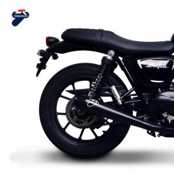 Ligne Termignoni inox Triumph Street Twin 900 2016, illustration version "Black" (ref. T00909000BBX)