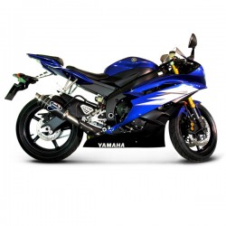 Silencieux Termignoni "Style GP" carbone homologué Yamaha YZF-R6 2006-2016