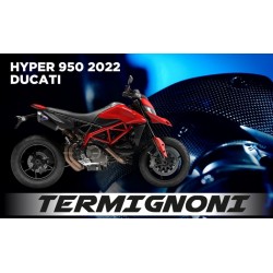 Ducati Hypermotard 950 70KW 2022 avec échappement d'origine