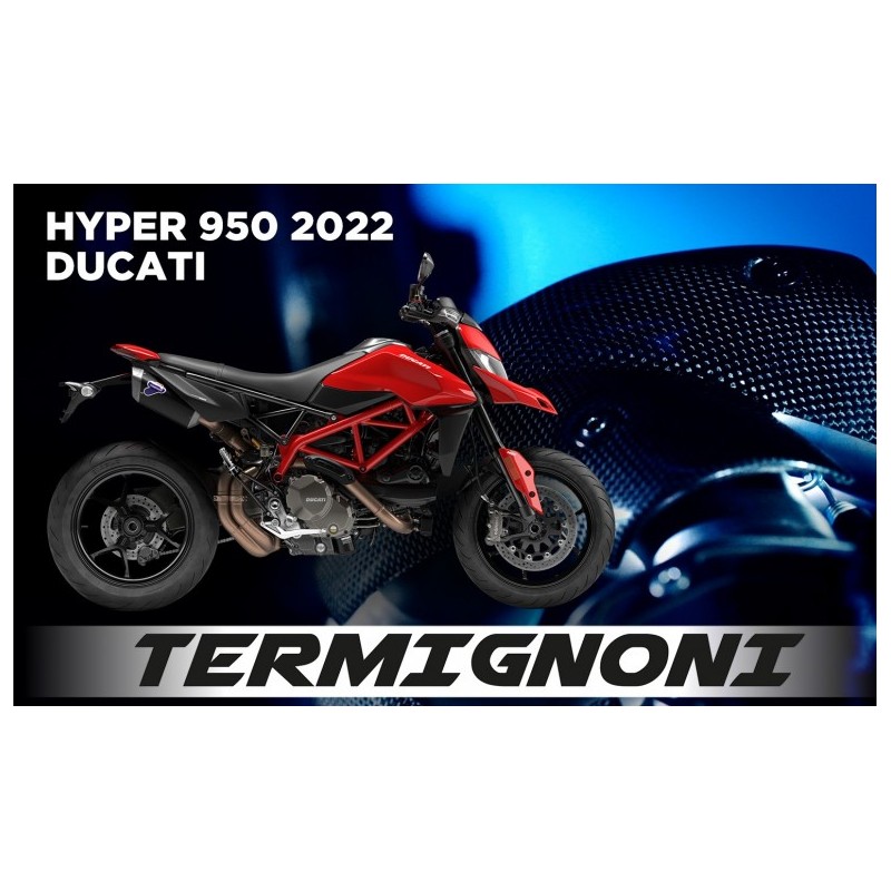 SP 2019-2022 Termignoni PAIRE DE BORNES TERMIGNONI OFFICIELLE POUR HYPERMOTARD 950 