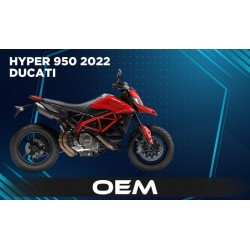 Ducati Hypermotard 950 70KW 2022 avec échappement d'origine