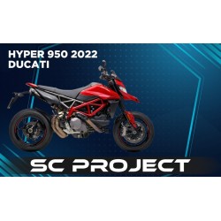 Ducati Hypermotard 950 70KW 2022 avec échappement d'origine