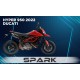 Ducati Hypermotard 950 70KW 2022 avec silencieux Spark