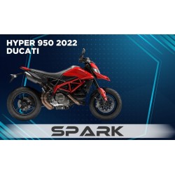 Ducati Hypermotard 950 70KW 2022 avec échappement d'origine