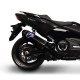 Ligne Termignoni "Black Edition" TITANE NOIR Yamaha pour Tmax 530 2017-2019, Tmax 560 2020-2022