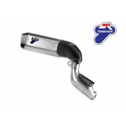Silencieux Termignoni homologué position haute Titane / Carbone pour Ducati Hypermotard 821, Hyperstrada 821