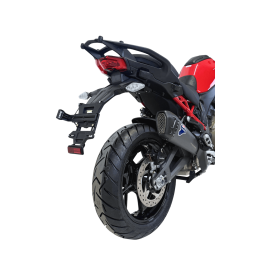Silencieux Termignoni Homologué D23308040IGC – Titane GRIS / Carbone pour Ducati Multistrada 1160 2025 Euro5+