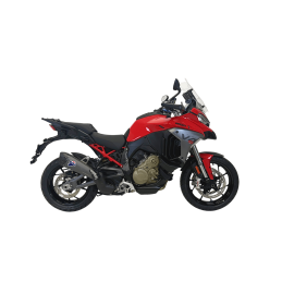 Silencieux Termignoni Homologué D23308040IGC – Titane GRIS / Carbone pour Ducati Multistrada 1160 2025 Euro5+