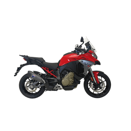 Silencieux Termignoni Homologué D23308040IGC – Titane GRIS / Carbone pour Ducati Multistrada 1160 2025 Euro5+