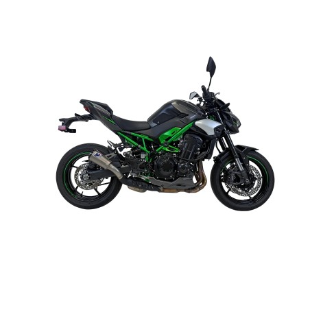 Silencieux Termignoni racing INOX - ALU CNC NOIR pour Kawasaki Z 900 2024-2025, moto côté Silencieux Termignoni racing INOX - ALU CNC NOIR pour Kawasaki Z 900 2024-2025, moto côté