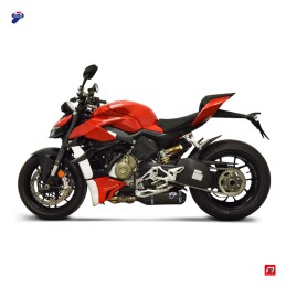 Silencieux Termignoni Black Edition – Ducati Streetfighter V4 / V4 S 1100 (2020–2024) coté gauche